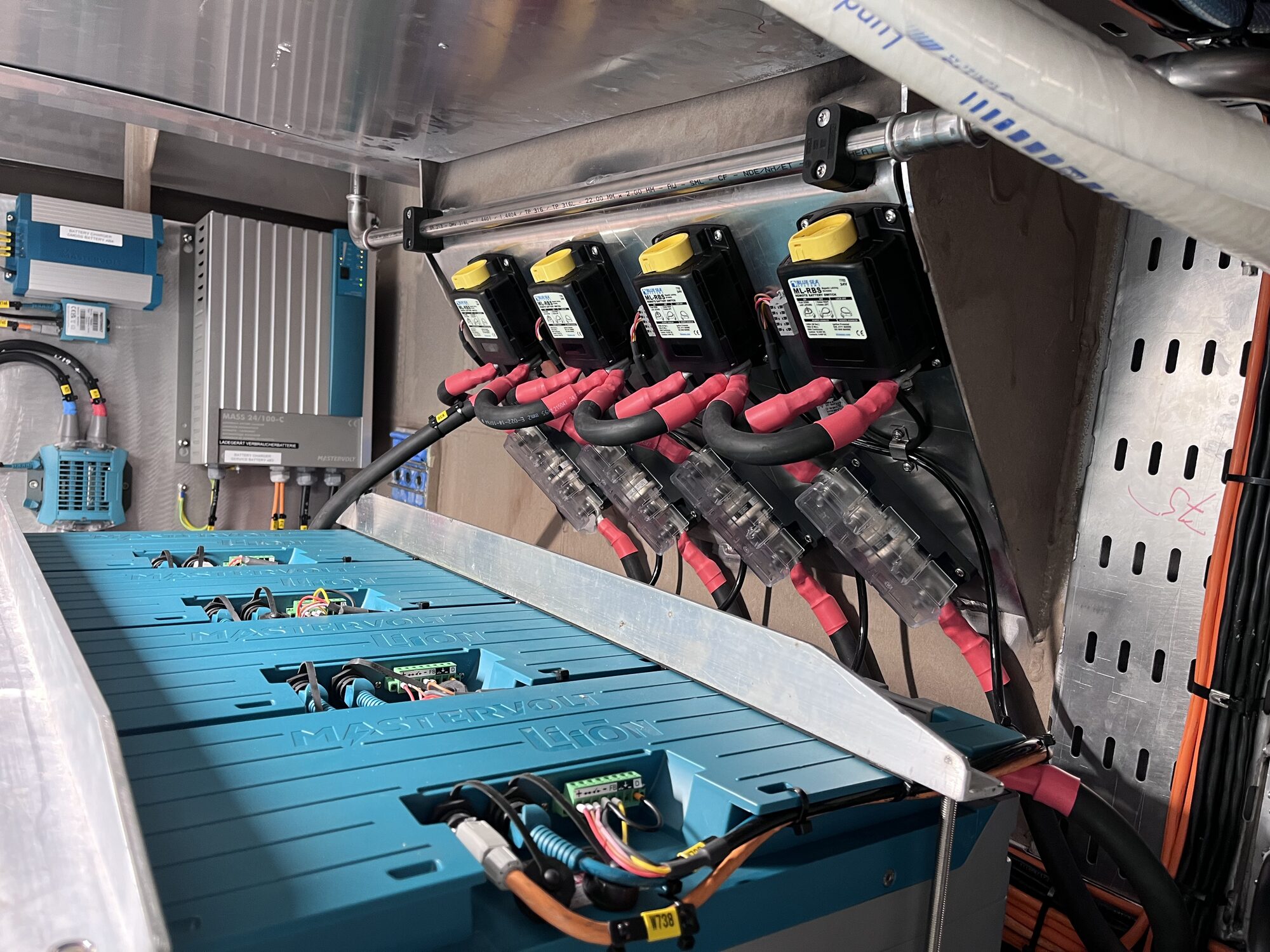 Batterieanlage mit Mastervolt-Technik
